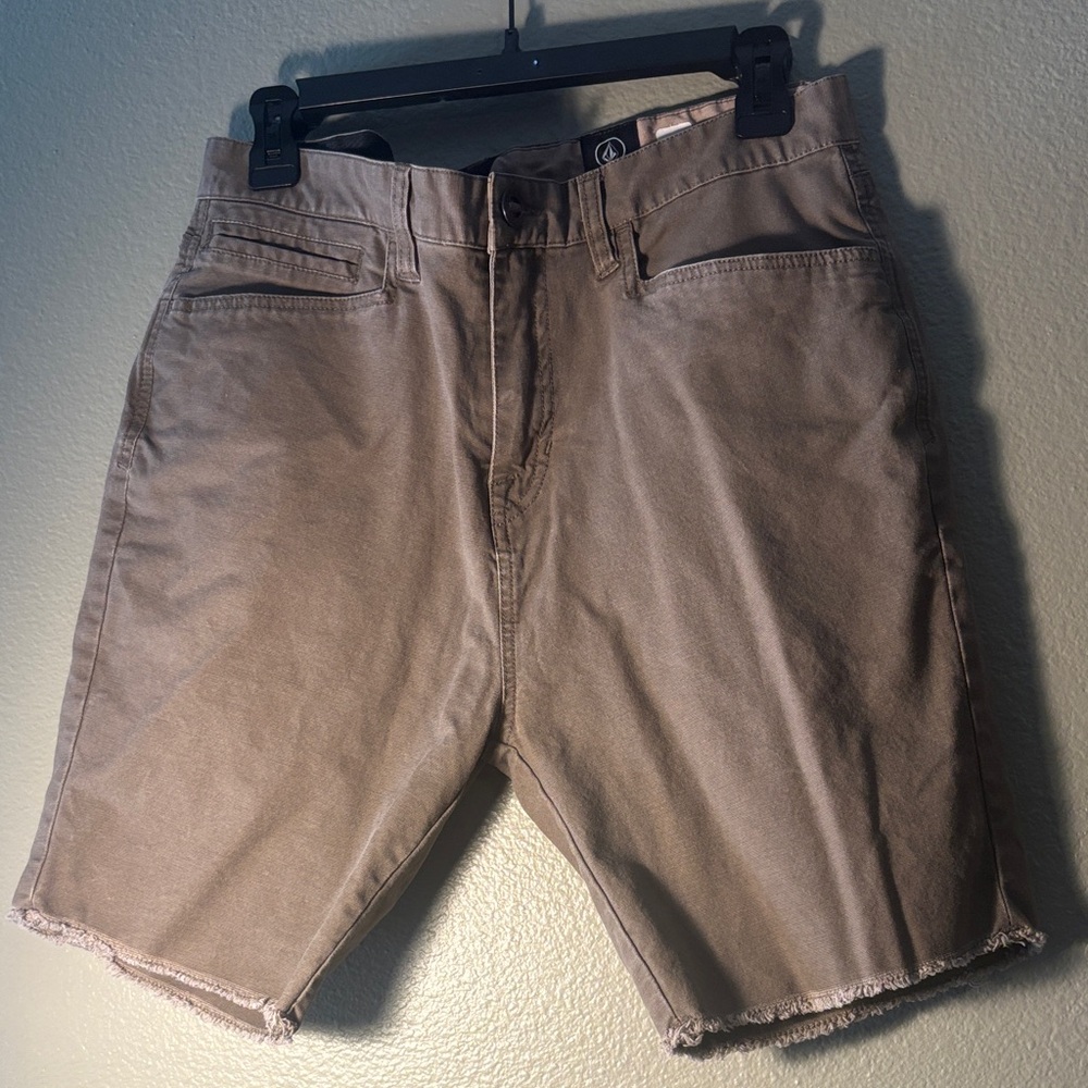 Volcom Men's Beige Jean Shorts